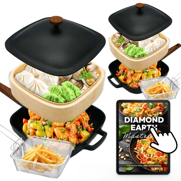 Diamond Earth® 4-in-1 MasterPan 4pc Set Buy 1 Get 1 FREE