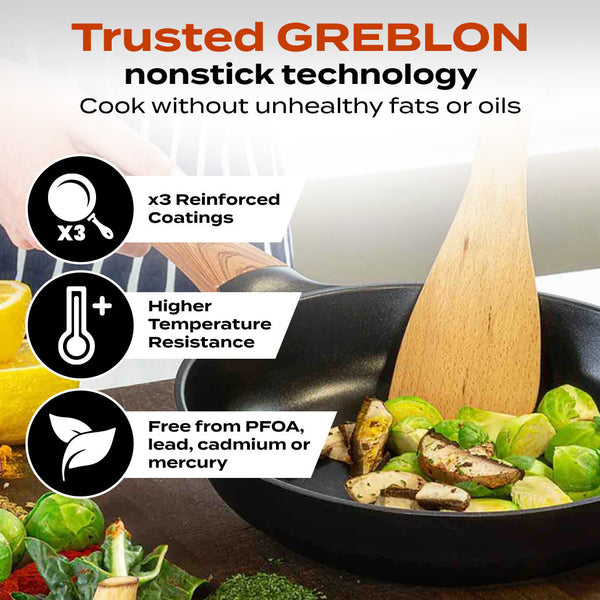 Diamond Earth® Premium Cookware Set with Superior Non-Stick Coating + FREE Gifts! TV Offer Kleva Range