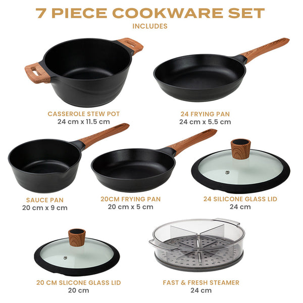 Diamond Earth® Premium Cookware Set with Superior Non-Stick Coating + FREE Gifts! TV Offer Kleva Range