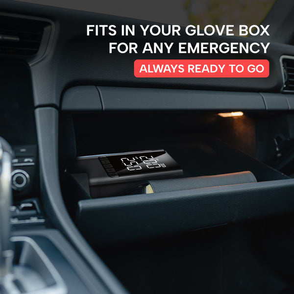 Kleva 6-in-1 Car Jump Starter & Air Compressor 6000mAh Power Bank