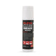 A white bottle of Kleva Range’s Make old shoes look new! Kleva Clean Sneaks Automatic Shoe Cleaner, with a black label and red-white text, delivers 75 mL of portable sneaker cleaning to keep your footwear looking fresh.