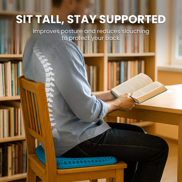 Helps you sit tall and feel supported all day.