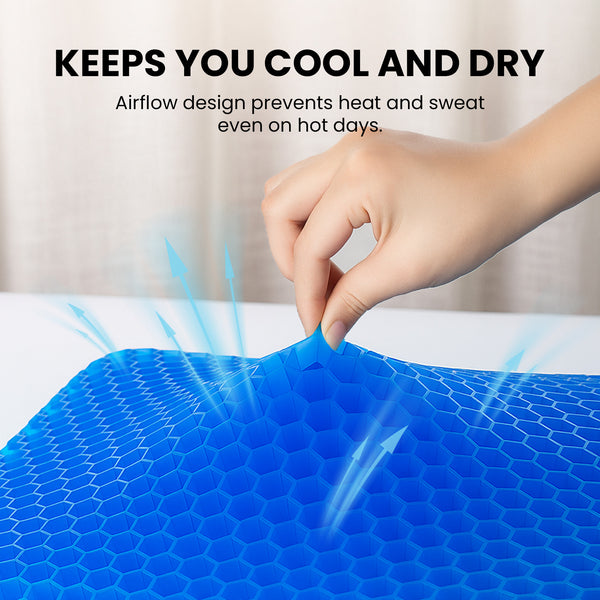Breathable design keeps seating cool and moisture-free.