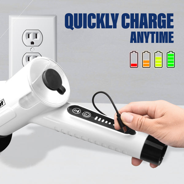 KRAPOF® Electric Cordless Tough Scrub Excel Pro with 7 Replaceable Cleaning Heads