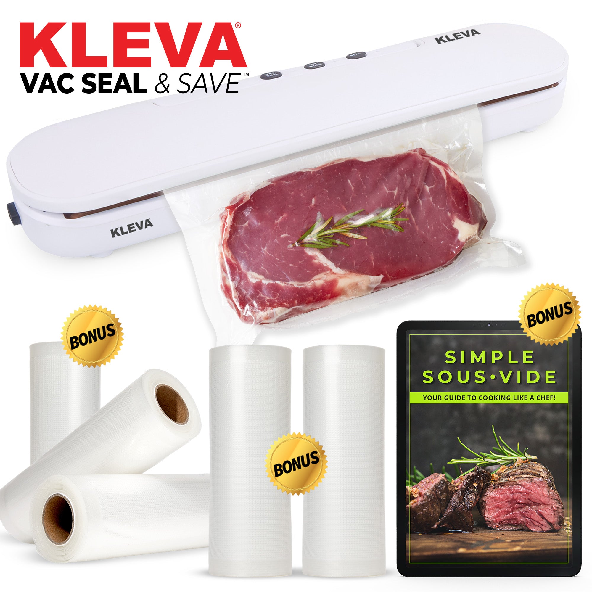 Kleva Food Saver Vacuum Sealer  Shop Kleva Range Today – Kleva Range -  Everyday Innovations