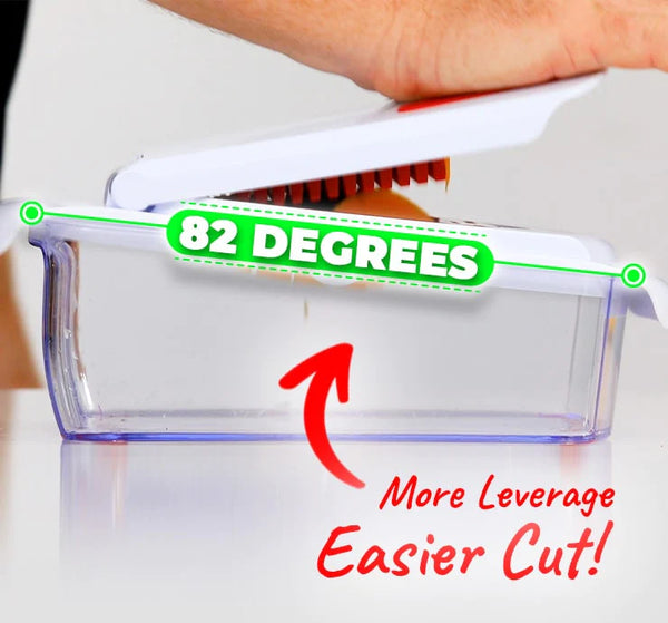Kleva Cube Cutter - Slice, Dice, & Chop With A Compact Vegetable Cutter Buy 1 Get 1 FREE