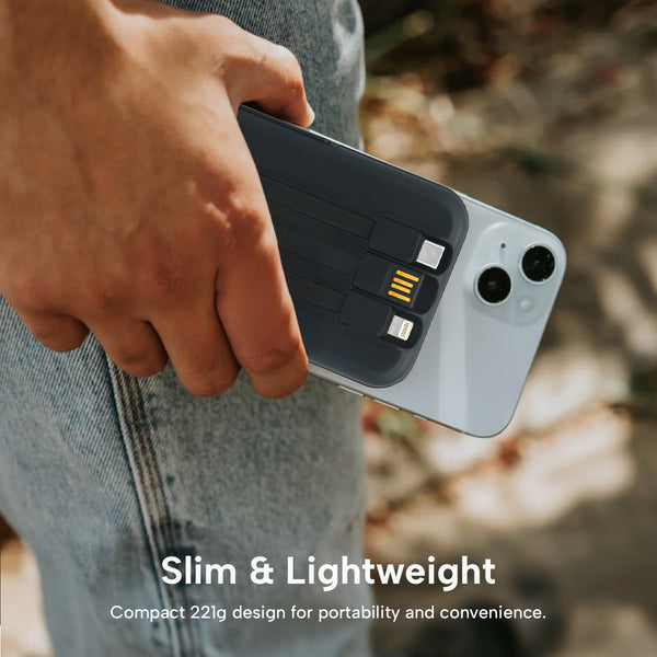 ChargAway 5-in-1 Compact Wireless Power Bank 10000mAh Fast Charge all devices in 30 minutes