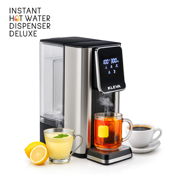Kleva® Instant Hot Water Dispenser Deluxe – Smart Touch Temp & Volume Control, In Under 10 Seconds