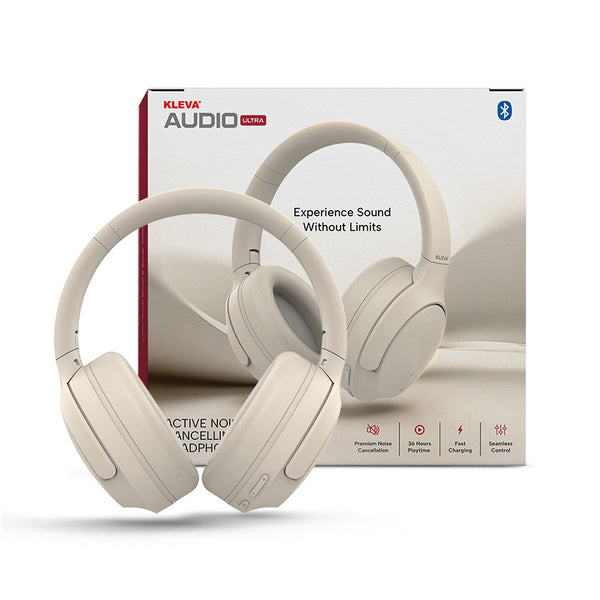 Kleva® AudioUltra Noise Cancelling Wireless Bluetooth Headphones