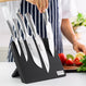 Klevarange - KlevaCut® Master Series Midnight Specialist 4pc Knife Set with Block & Sharpener