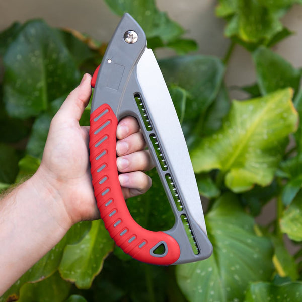 Foldable Pruning Saw - Tough High Carbon Steel Blade with Triple Bevel Teeth Garden & Outdoor Kleva Range - Everyday Innovations