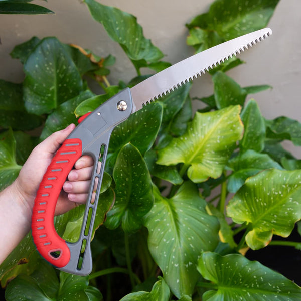 Foldable Pruning Saw - Tough High Carbon Steel Blade with Triple Bevel Teeth Garden & Outdoor Kleva Range - Everyday Innovations