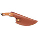 Versatile Stainless Steel Knife With Leather Sheath Kitchen Knives Kleva Range