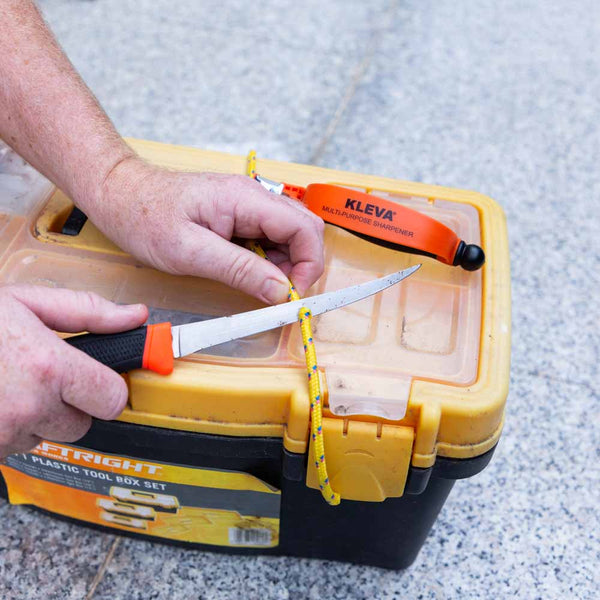Universal Sharpening Tool - For Knives, Scissors and Garden Shears gardening and outdoor Kleva Range - Everyday Innovations