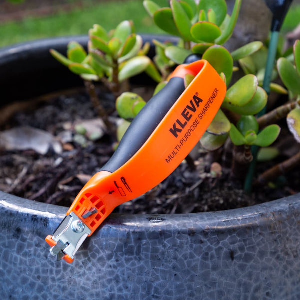 Universal Sharpening Tool - For Knives, Scissors and Garden Shears gardening and outdoor Kleva Range - Everyday Innovations