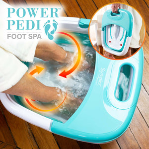 Power Pedi Foot Spa® - Collapsible, At-Home Spa Softens Feet & Improves Circulation Health and Beauty Kleva Range - Everyday Innovations   