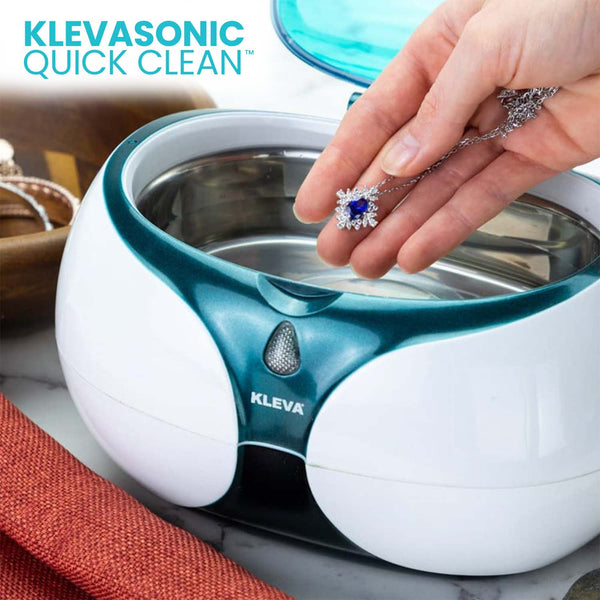 Kleva Sonic Quick Clean™️ Ultrasonic Jewellery Cleaner + FREE Jewellery Polishing Cloth Cleaning Kleva Range - Everyday Innovations