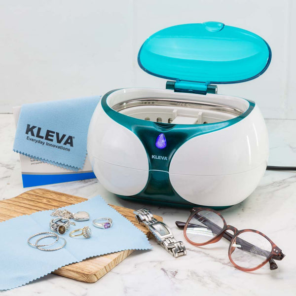 Kleva Sonic Quick Clean™️ Ultrasonic Jewellery Cleaner + FREE Jewellery Polishing Cloth Cleaning Kleva Range - Everyday Innovations