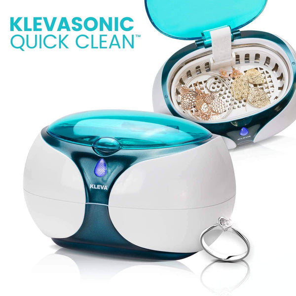 Kleva Sonic Quick Clean™️ Ultrasonic Jewellery Cleaner + FREE Jewellery Polishing Cloth Cleaning Kleva Range - Everyday Innovations