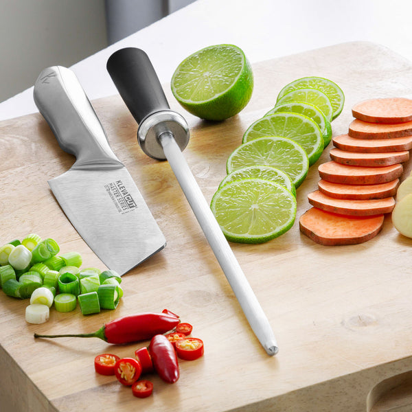 Kleva Sharpening Steel Rod - Make Your Knives Razor Sharp In Seconds! knife sharpener Kleva Range - It's Kleva, It's Simple, It Works