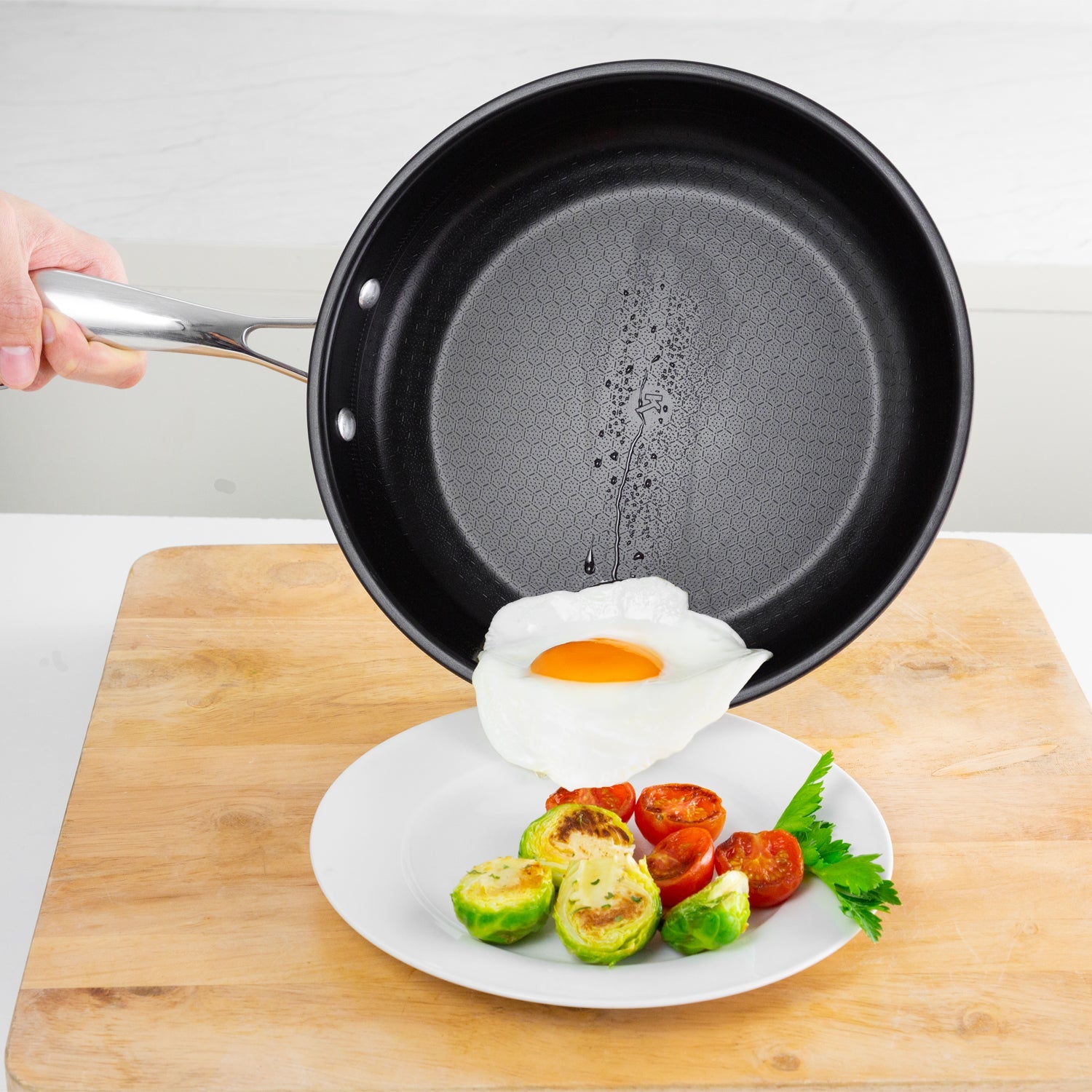 Perfect Pro Pan Premium Non Stick Long Lasting Frying Pan 2 Size Perfect pro pan premium non stick long lasting frying pan 2 size