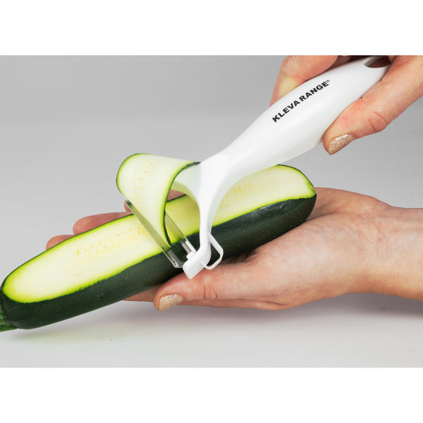 Kleva Precision Peeler With Ultra Sharp Double-Sided Stainless Steel Blades Kitchen Gadget Kleva Range - It's Kleva, It's Simple, It Works