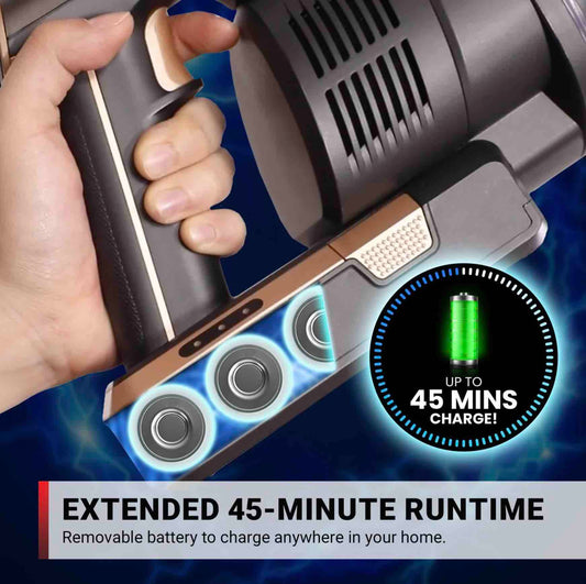 How can I improve the suction power of my stick vacuum?