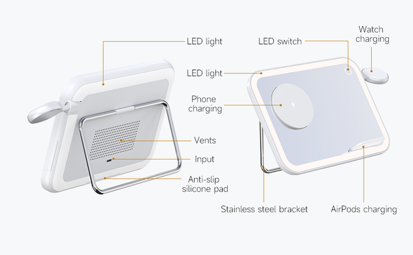 Kleva 3 in 1 Mirror Charge and Go!