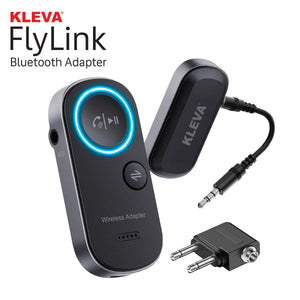 Kleva Wireless FlyLink Bluetooth Airplane Audio Transmitter & Adapter