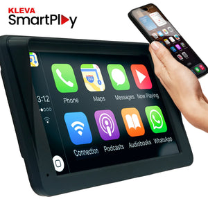 7" HD Touch Portable Kleva SmartPlay - Apple CarPlay Android Auto Wireless