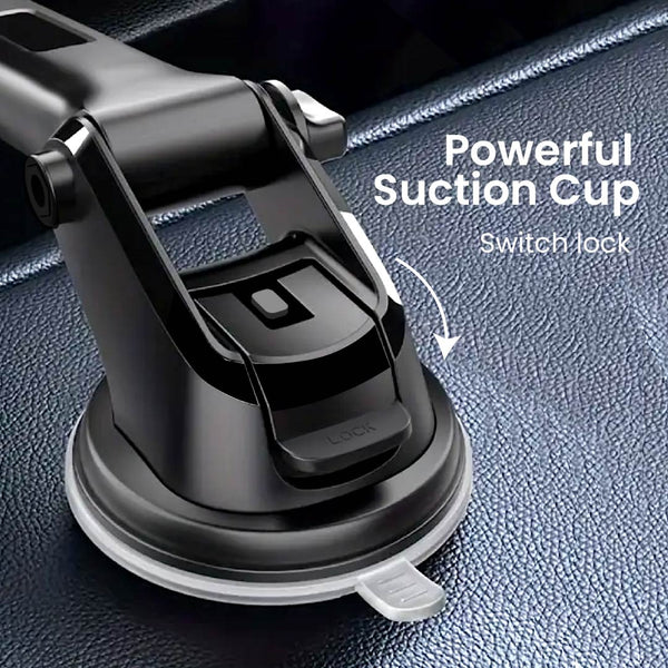 OneTutch Robotic Wireless Phone Charger Holder with Smart Sensor Auto-Clamping Car Mount