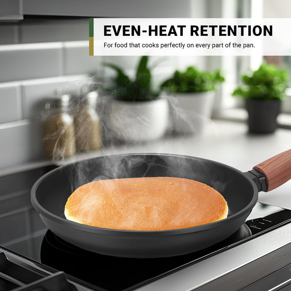 Diamond Earth® Premium Cookware 8pc Jumbo Set with Superior Non-Stick Coating + FREE 3pc Knife Set