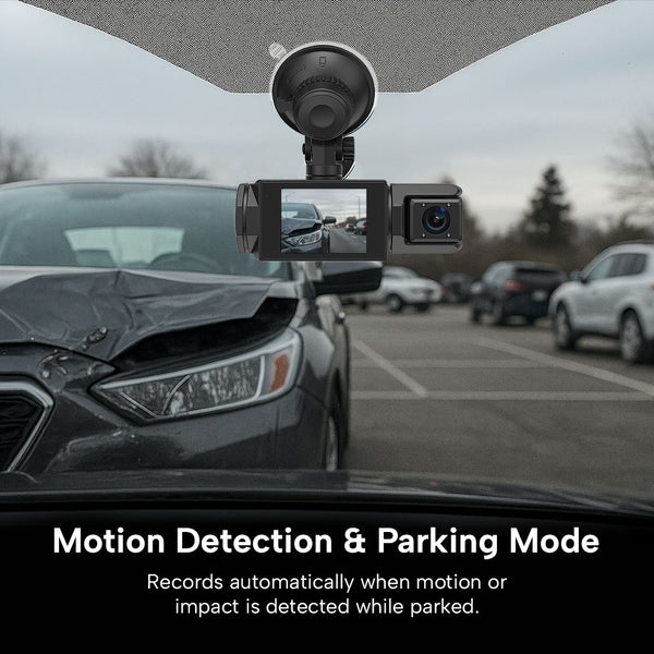 Motion detection and parking mode.