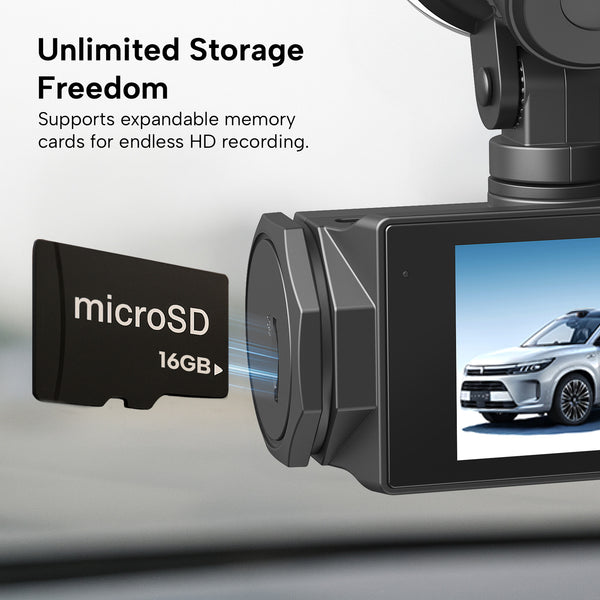 Expandable storage with microSD card.