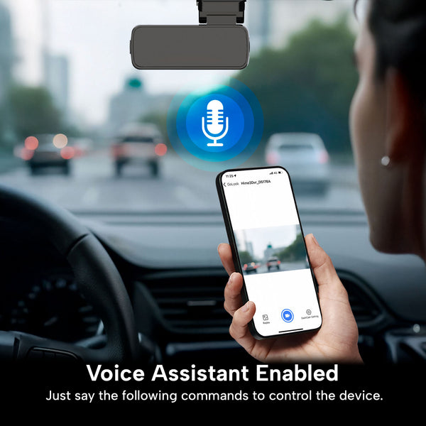 Voice assistant enabled in kleva dashcam