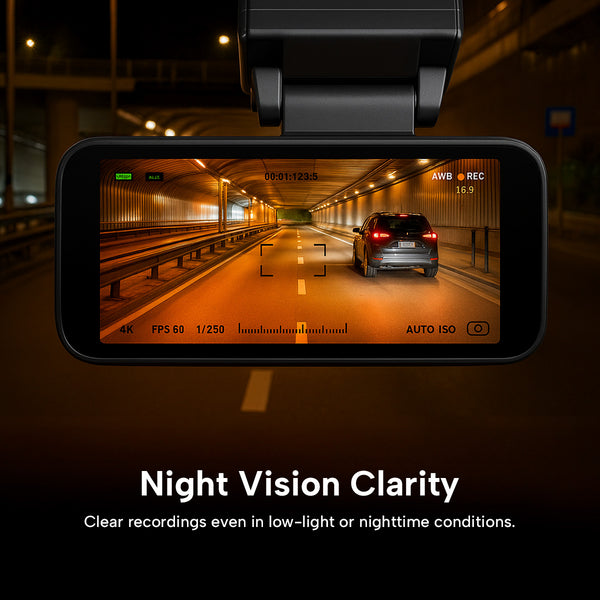 Kleva 2K Quad HD Front & Rear Dash Cam Full HD Car Dashboard Recorder with 3.18" Screen + FREE 32GB Micro SD Card