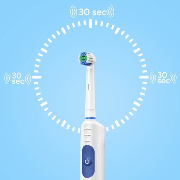 Kleva SonicClean Rechargeable Electric toothbrush with 4 Brush Heads