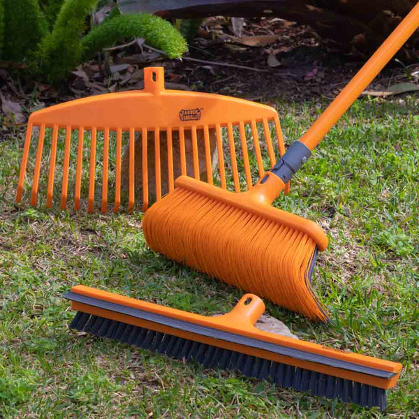 Buy 1 Get 1 FREE Garden Gorilla The Jungle Janitor 4pc Outdoor Broom Set + FREE Gardening eBook