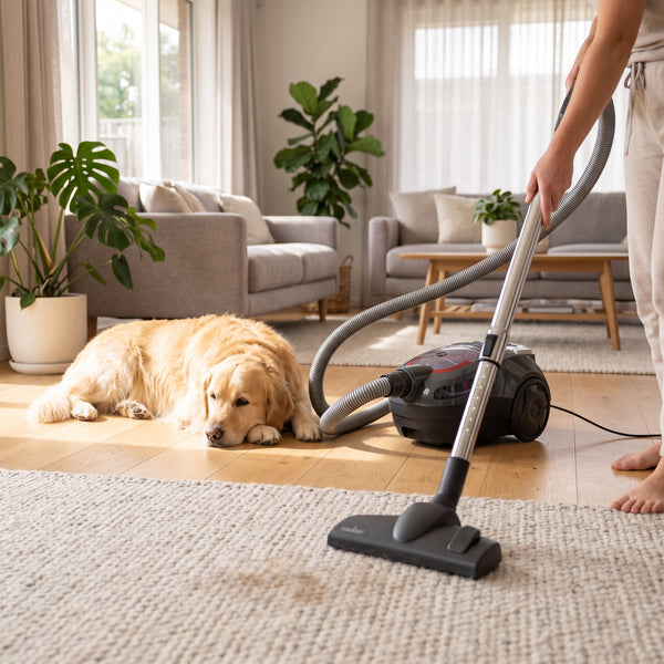 Sauber Smart Bagless Vacuum Cleaner - Corded Canister Vac