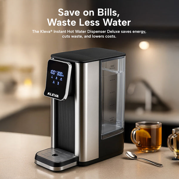 KLEVA® Instant Hot Water Dispenser Deluxe – Smart Touch Temp & Volume Control, In Under 10 Seconds