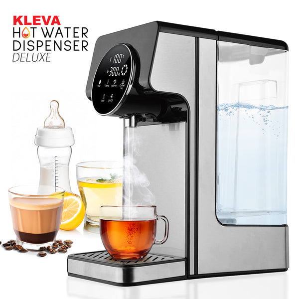 Kleva New Instant Hot Water Dispenser Deluxe with 7 Temp Presets Plus Water Filter