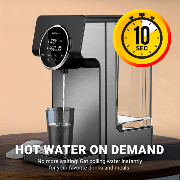 Kleva New Instant Hot Water Dispenser Deluxe with 7 Temp Presets Plus Water Filter