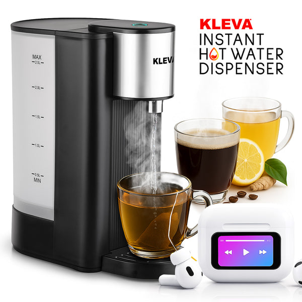 Kleva® Instant Hot Water Dispenser in Under 10 Seconds + Free AudioPods Pro