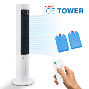 Experience extra cooling with Ice Tower and ice pack power.