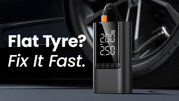 Never have a flat tyre with kleva jump-starter