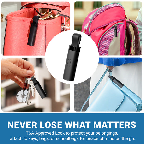 Kleva® KeySmart Bluetooth Air Tracker Tag + FREE TSA Lock - Never Lose Your Keys or Bags Again