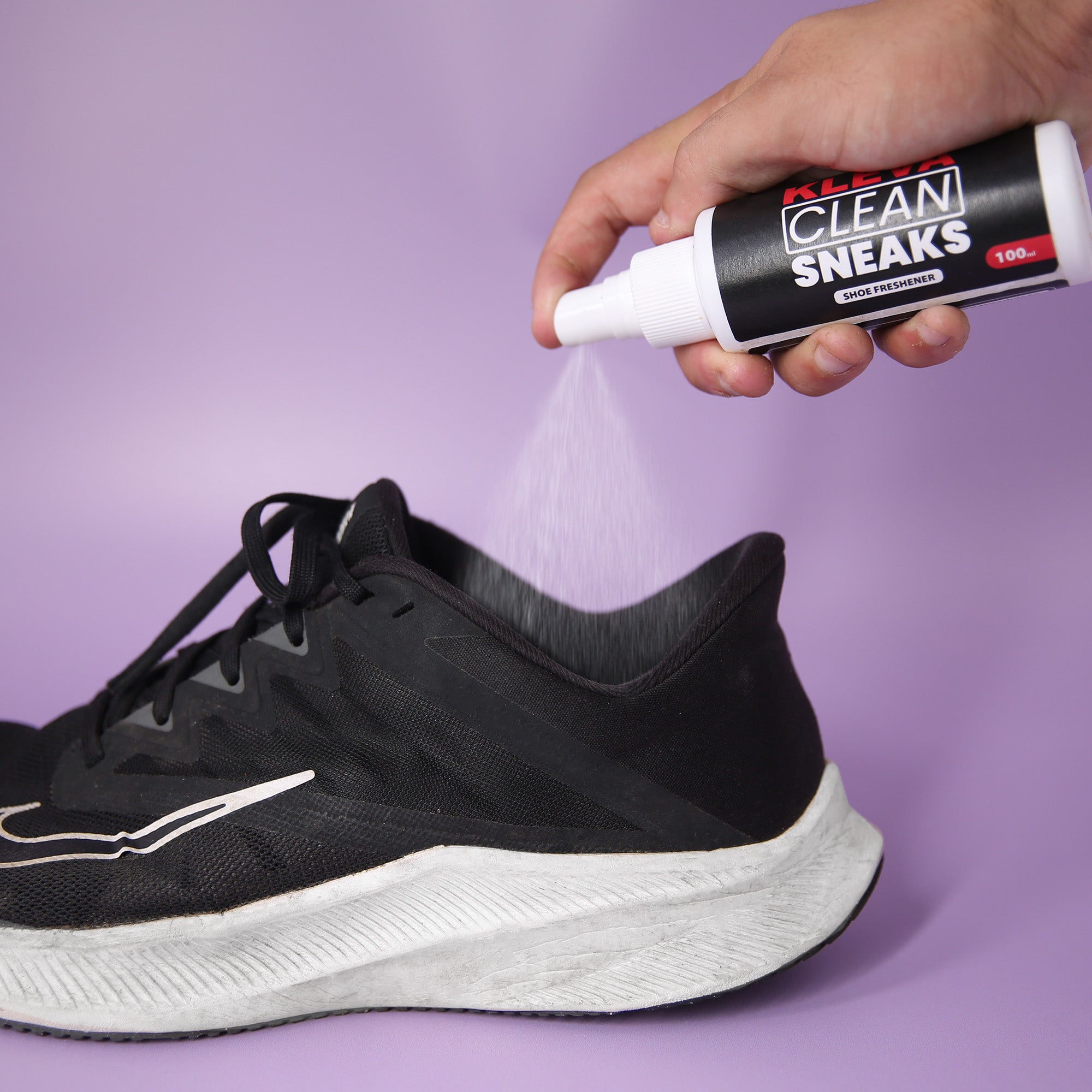 Kleva Clean Sneaks™ Anti-Odour Freshener Shoe Spray