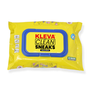 Kleva Clean Sneaks™ Quick Cleaner Wipes 30pc