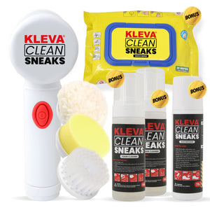 Make old shoes look new! Kleva Clean Sneaks Automatic Shoe Cleaner