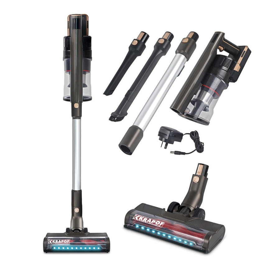 KRAPOF® Super Slim Power Vac Cordless Stick Vacuum + Extra FREE Second Kleva Range Everyday